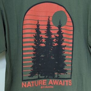 Columbia Green Adventure Awaits Tshirt